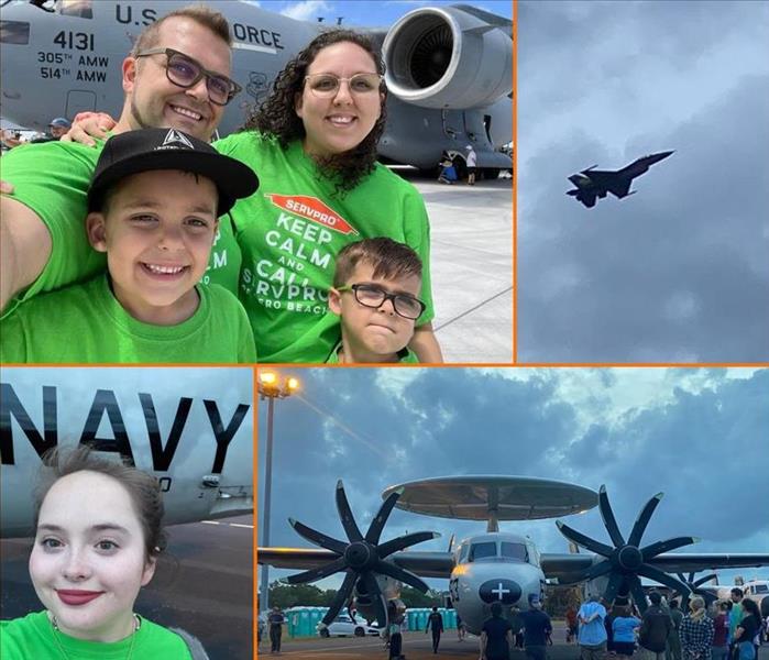 SERVPRO of Vero Beach Family and planes