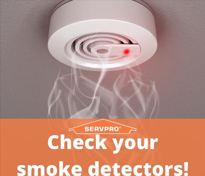 Smoke alarm info graphic by SERVPRO